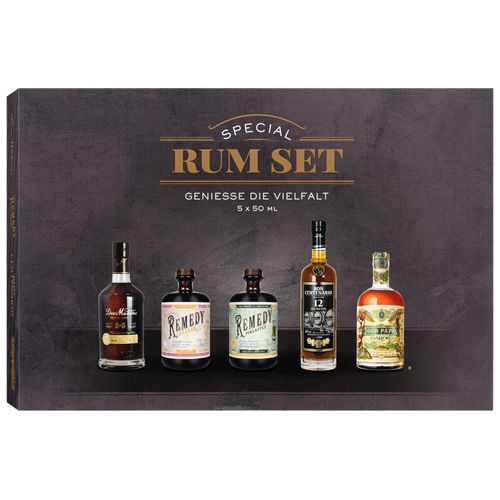 Premium Rum Tasting Set - 5 x 50 ml, 34-40% Vol