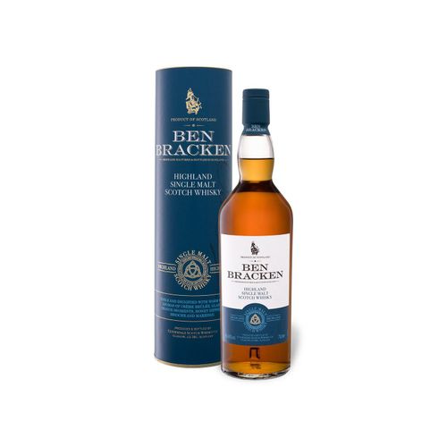 Ben Bracken Highland Single Malt Scotch Whisky mit Geschenkbox 40% Vol