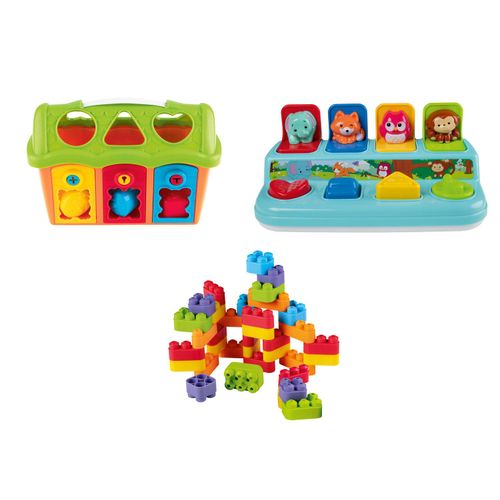 Playtive Babyspielzeug, Babyspielzeug, mehrteilig, farbenfrohe Steine