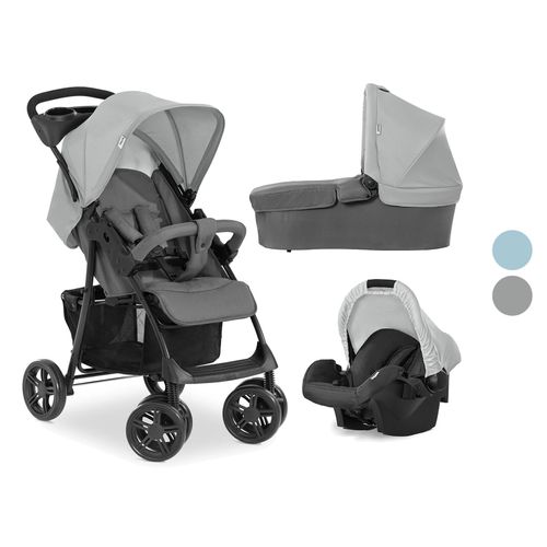 hauck Kinderwagen »Shopper Trioset«, Babyschale, Babywanne und Sportsitz