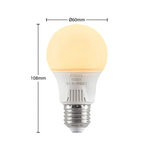 LED-Lampe E27 A60 7W weiß 3.000K