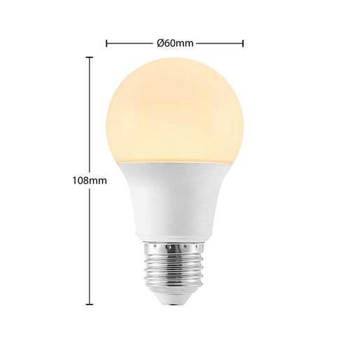 LED-Lampe E27 A60 4,9W 3.000K opal 10er-Set