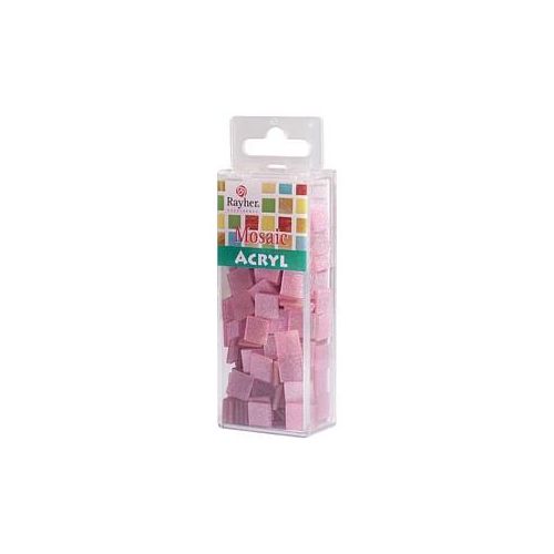 Rayher Mosaiksteine glitter rosé Acryl glitter