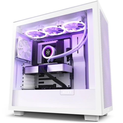 NZXT H7 Flow Midi-Tower-Gehäuse Weiß