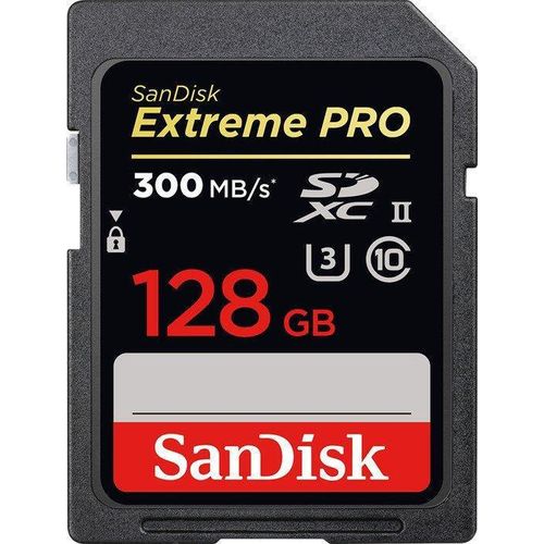 SanDisk Extreme PRO R300/W260 SDXC 128GB, UHS-II U3, Class 1