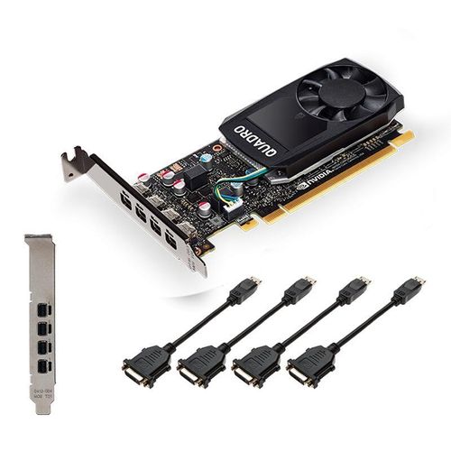 PNY Quadro P1000 DVI V2 4GB GDDR5 4x mini DP - VCQP1000DVIV2-PB - Retail