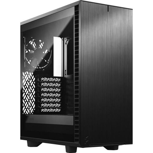 Fractal Design Define 7 Compact - schwarz, Light Tempered Glass