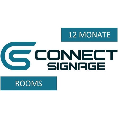 connectSignage/School Rooms Cloud Lizenz 12 Monate Digital Signage/Education Software