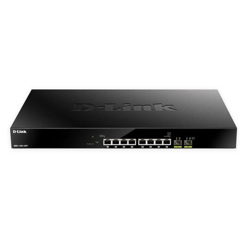 D-Link DMS-1100-10TP 8-Port Multi-Gigabit Ethernet Smart Managed PoE Switch mit 2x10GbE SFP+ ports