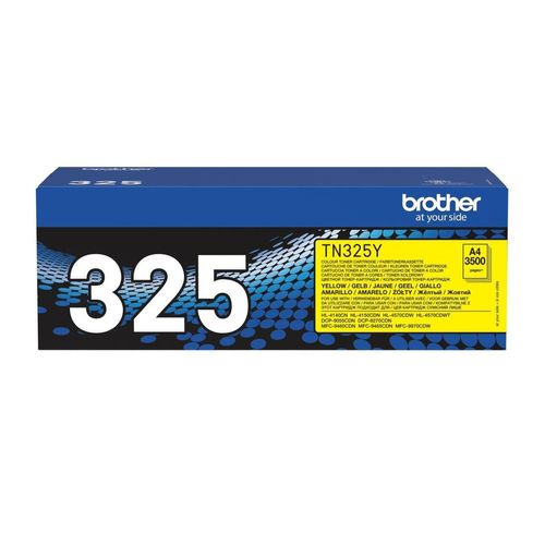 Brother Original TN325Y Toner gelb 3.500 Seiten (TN-325Y)