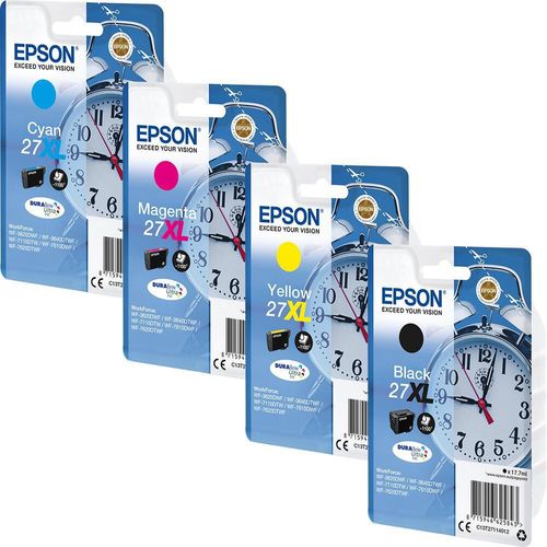 Epson Original 27XL Wecker Druckerpatronen - 4er Multipack