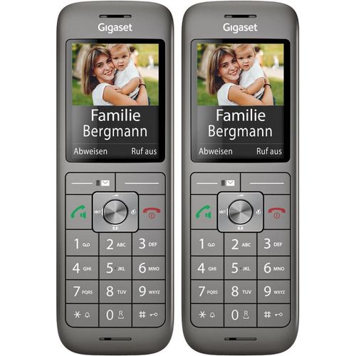 Gigaset CL660HX Duo - 2 design DECT-Mobilteil mit Ladeschale