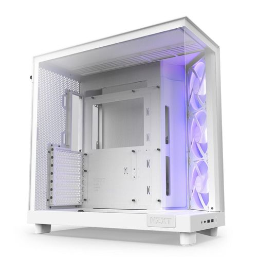 NZXT H6 Flow RGB Midi-Tower-Gehäuse weiß