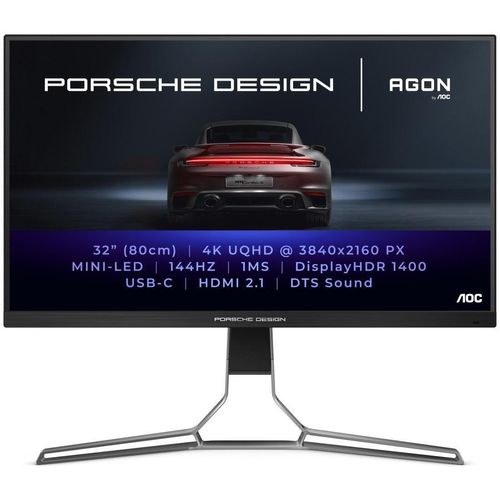 AOC AGON PD32M Porsche Gaming Monitor 80 cm (31,5 Zoll)