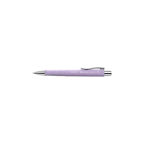 Faber-Castell Druckkugelschreiber Poly Ball XB, XB-Mine, sweet lilac