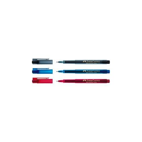 FABER-CASTELL Broadpen Document, 0,8 mm, blau, 10 St.