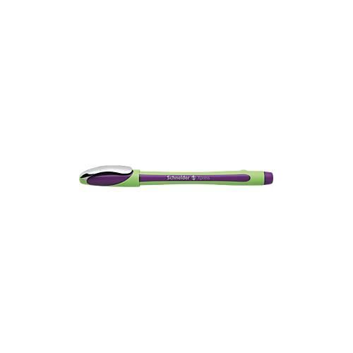 Fineliner Schneider Xpress, Strichstärke 0,8 mm, dokumentenecht, ergonomisch geformt, Kunststoff & Edelstahl, Schreibfarbe violett, 10 Stück