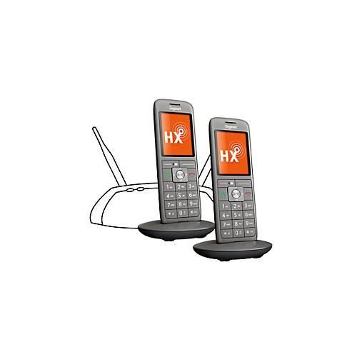 Universal Mobilteil Gigaset CL660HX Duo, erweitert DECT/GAP Telefonbasen u. Router