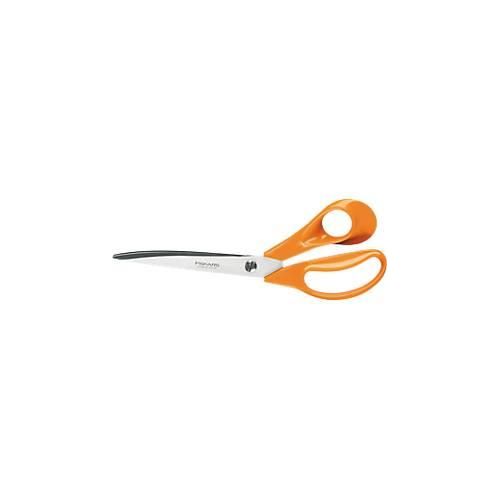 Schere Fiskars Classic Profi, L 250 mm, Rechtshänder, ergonom. Griffe, Klingenspannung einstellbar, orange