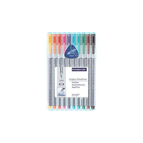 Fineliner STAEDTLER Triplus 334, 10er-Mix