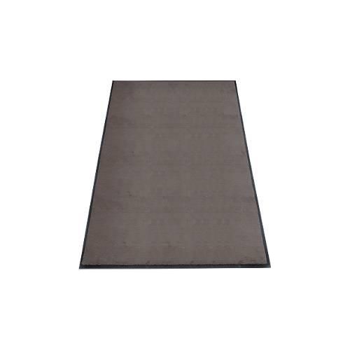 Schmutzfangmatte miltex Eazycare Style, eckig, antistatisch, UV-beständig, waschbar, High-Twist-Nylon & Niltrilgummi, 1200 x 2000 mm, graubraun