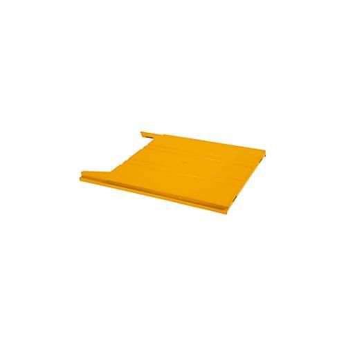 Ablagefach Eichner Flat, für Wandsortierer, Füllhöhe 9 mm, B 240 x T 15 x H 302 mm, gelb