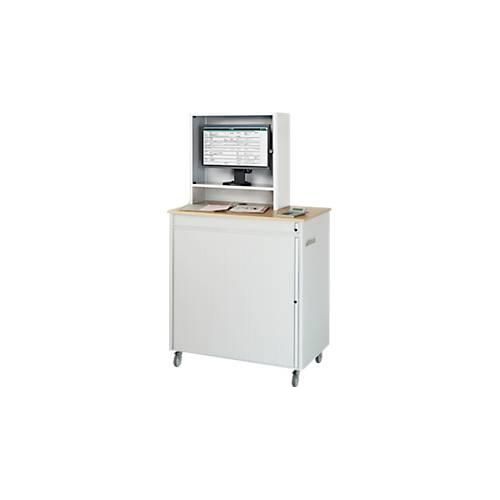 Computer-Station Typ 6018, B 1030 x T 660 x H 1810 mm,, fahrbar