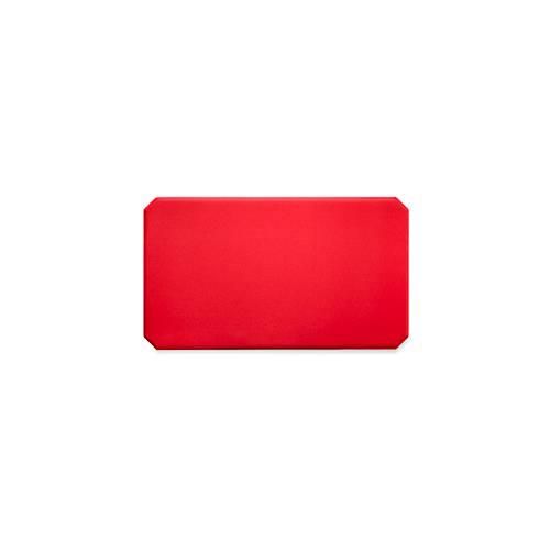 Wandabsorber, B 1000 x H 600 mm, Stärke 22 mm, inkl. Montagematerial, stoffbespannte MDF-Platte mit innenliegender Mineralwolle, rot, 2 Stück