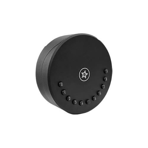 Schlüsselkasten Smart Keybox, rund, Bluetooth/USB, Tastatur- & Appsteuerung, bis 100 Nutzer, IP65, Batteriebetrieb, schwarz