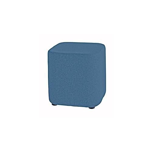 Sitzhocker TAPA Square O Type, Schurwolle, B 450 x T 450 x H 470 mm, blau