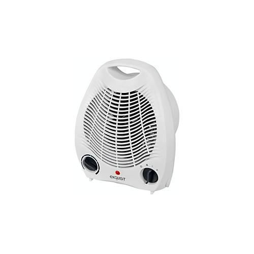 Heizlüfter exquisit HL 32025 we, 1000/2000 W, 2 Stufen, Tragegriff, B 215 x T 130 x H 260 mm, weiß