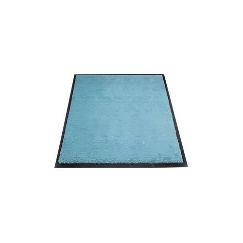 Schmutzfangmatte miltex Eazycare Style, eckig, antistatisch, UV-beständig, waschbar, High-Twist-Nylon & Niltrilgummi, 750 x 850 mm, pastellblau