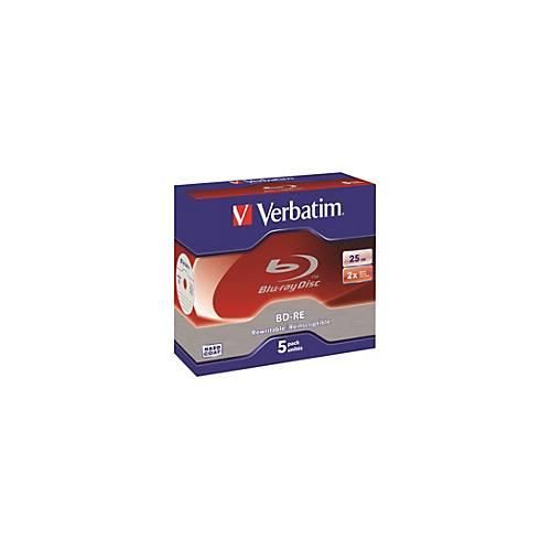 Verbatim - BD-RE x 5 - 25 GB - Speichermedium