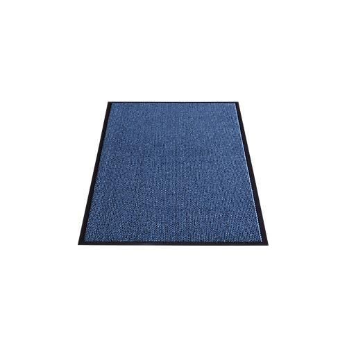 Schmutzfangmatte Eazycare Econ, für Innenbereiche, UV-resistent, melierte Oberfläche, rutschfester Vinylrücken, L 1500 x B 900 mm, PP, blau