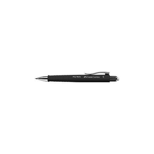 Faber-Castell Druckbleistift Poly Matic, Minenstärke 0,7 mm, nachfüllbar, schwarz