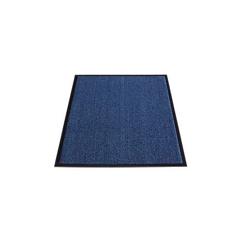 Schmutzfangmatte Eazycare Econ, für Innenbereiche, UV-resistent, melierte Oberfläche, rutschfester Vinylrücken, L 1200 x B 900 mm, PP, blau