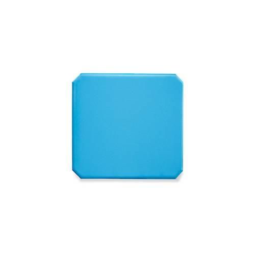 Wandabsorber, B 600 x H 600 mm, Stärke 22 mm, inkl. Montagematerial, stoffbespannte MDF-Platte mit innenliegender Mineralwolle, blau, 2 Stück