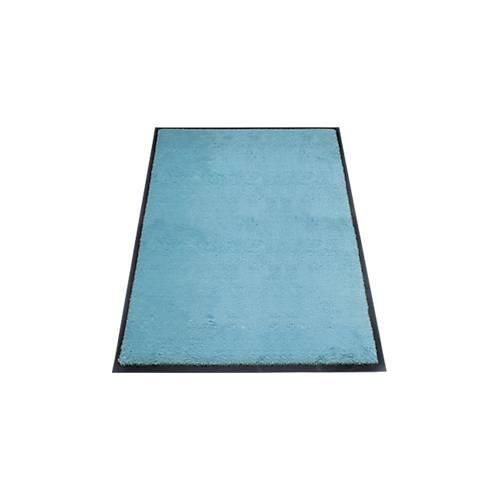 Schmutzfangmatte miltex Eazycare Style, eckig, antistatisch, UV-beständig, waschbar, High-Twist-Nylon & Niltrilgummi, 800 x 1200 mm, pastellblau