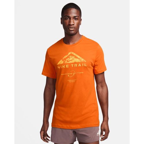Trail-T-Shirt Nike Trail Orange Mann - DZ2727-893 L