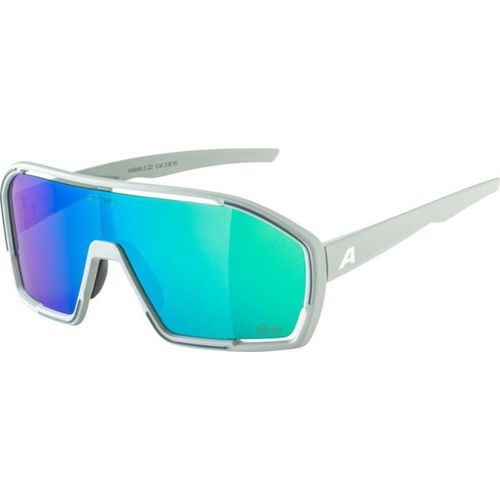 Alpina Bonfire Q-Lite Sportbrille smoke-grey matt/mirror green one size
