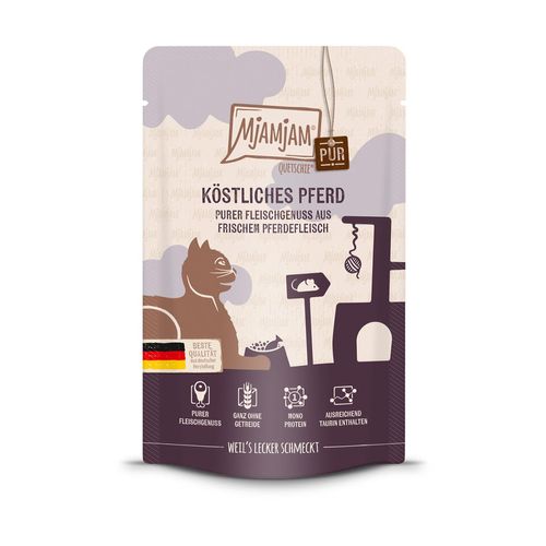 MjAMjAM - Quetschie - purer Fleischgenuss - köstliches Pferd pur 12x125g