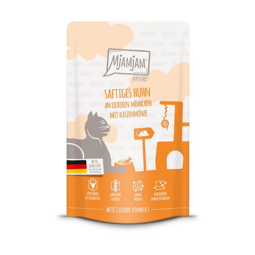 MjAMjAM Quetschie saftiges Huhn an leckeren Möhrchen 48x125g