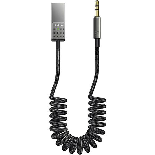 CA-8700 1.7m Aux Bluetooth-Adapter Wireless Receiver Kabel 3,5mm Jack Aux Lautsprecher Kabel - Mcdodo