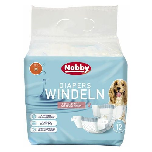 Nobby - Windeln für Hündinnen 12 St. 32 - 48 cm Größe m Hundepflege
