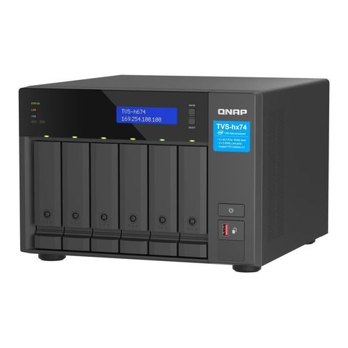 QNAP TurboVideoStation TVS-h674-i5-32G 6 Einschübe NAS-Server Leergehäuse (TVS-h674-i5-32G)