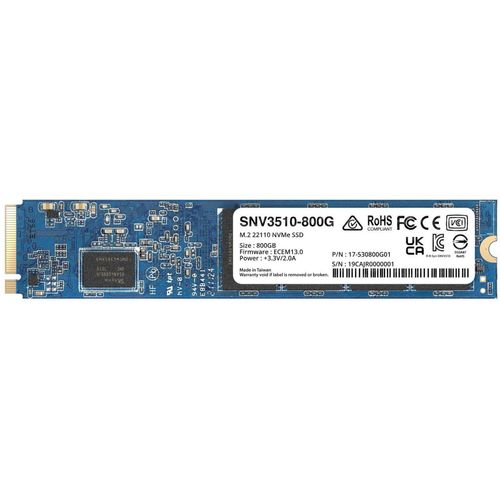 Synology Enterprise M.2 22100 NVMe PCIe 3.0 x4 SSD Festplatte 800GB