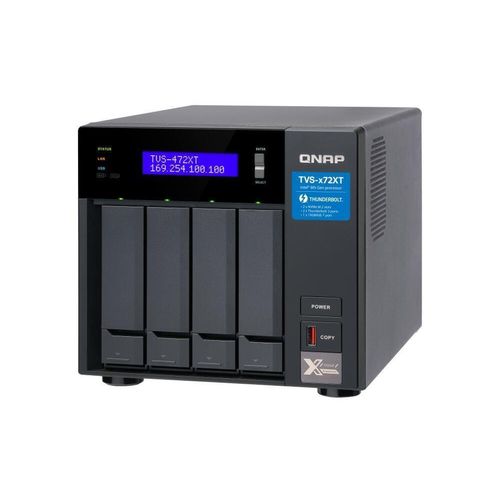 QNAP TurboVideoStation TVS-472XT-i3-4G 4 Einschübe NAS-Server Leergehäuse (TVS-472XT-i3-4G)