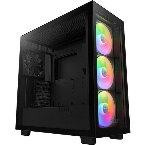 NZXT H7 Elite RGB Midi-Tower-Gehäuse, Schwarz