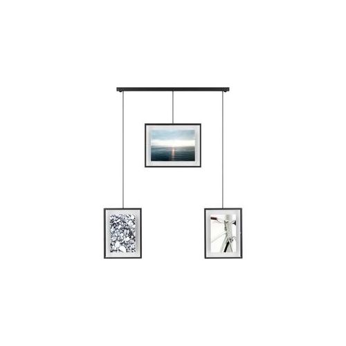 Umbra Collagen-Bilderrahmen , Schwarz , Metall, Glas , 45.7x2.5x67 cm , Bilder & Rahmen, Bilderrahmen, Metallrahmen