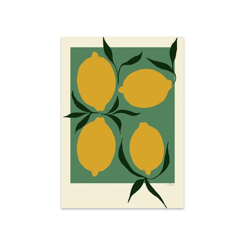 The Poster Club - Green Lemon von Anna Mörner, 50 x 70 cm